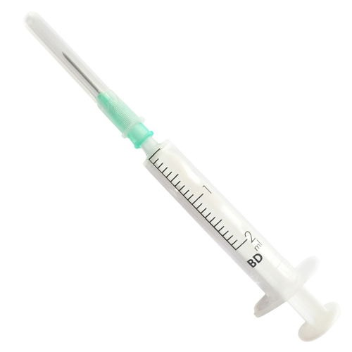 BD Discardit Syringe with Needle - 2ml 21g 5/8